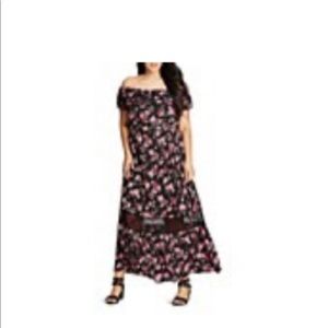 City Chic Free Love Maxi